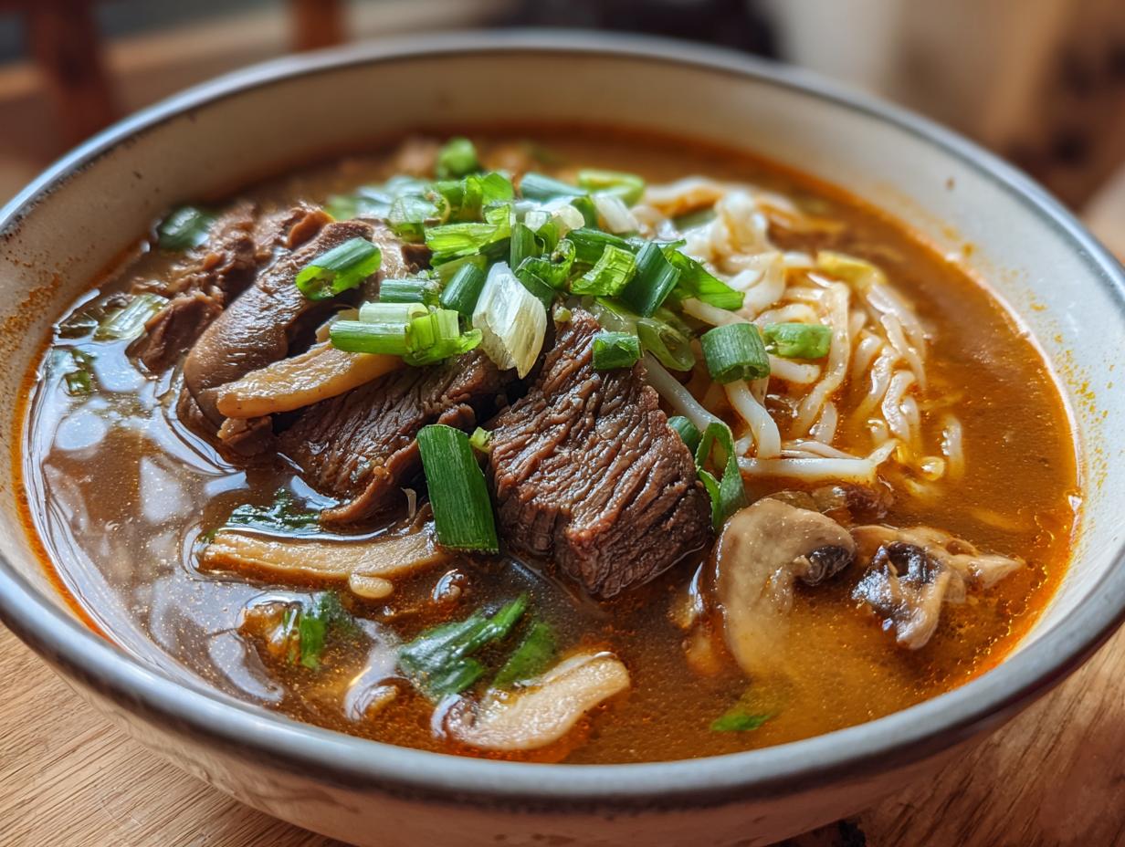 korean beef soup yukgaejang