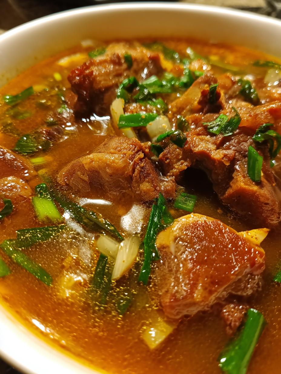 korean short rib soup - detail 1