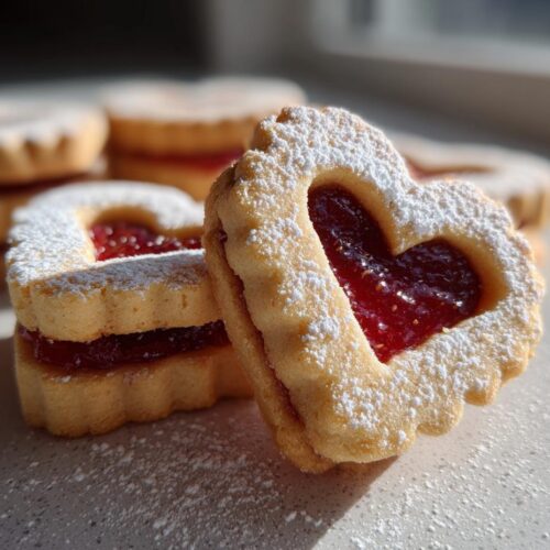 linzer cookies raspberry jam