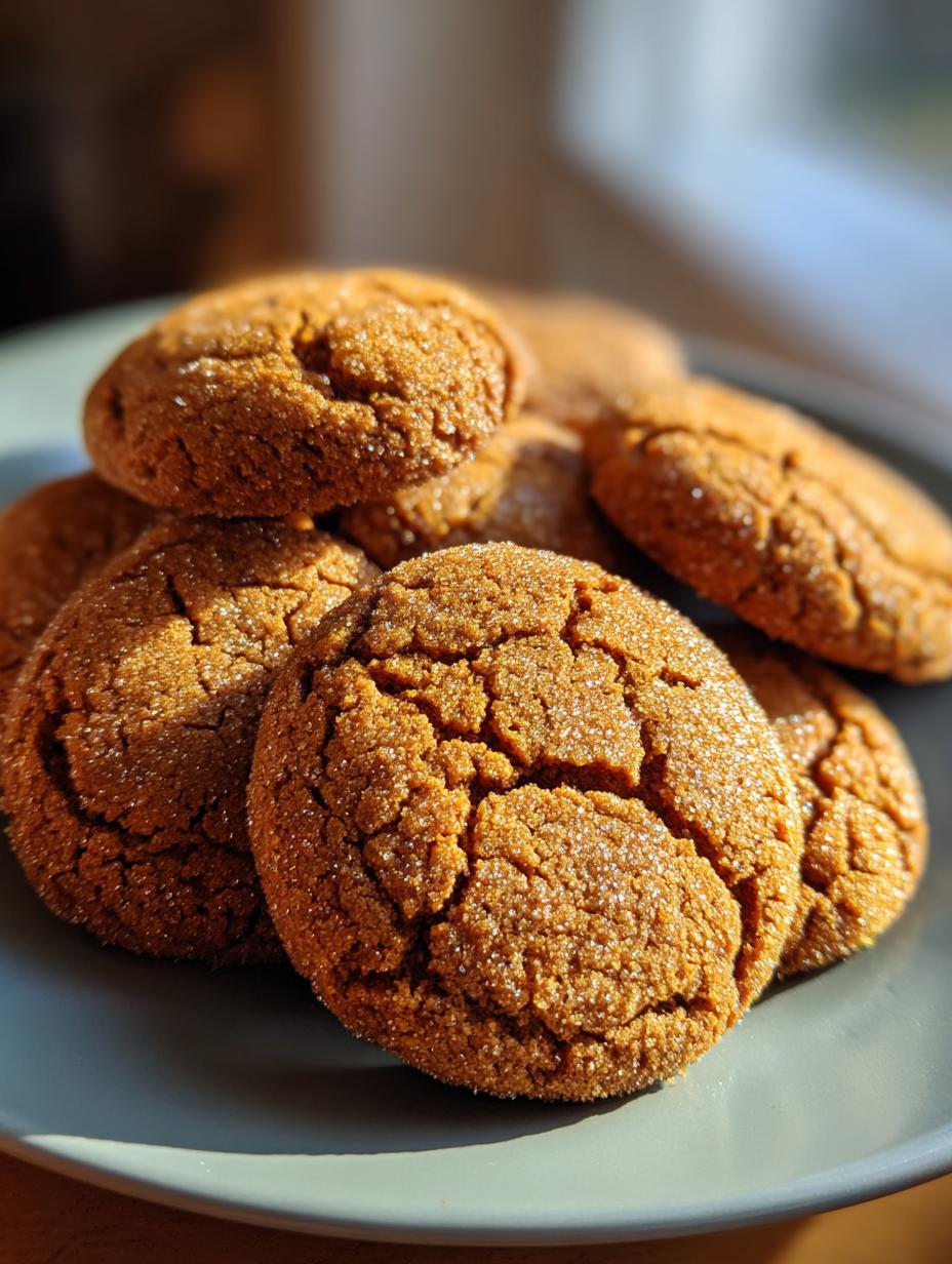 molasses cookies soft chewy - detail 1