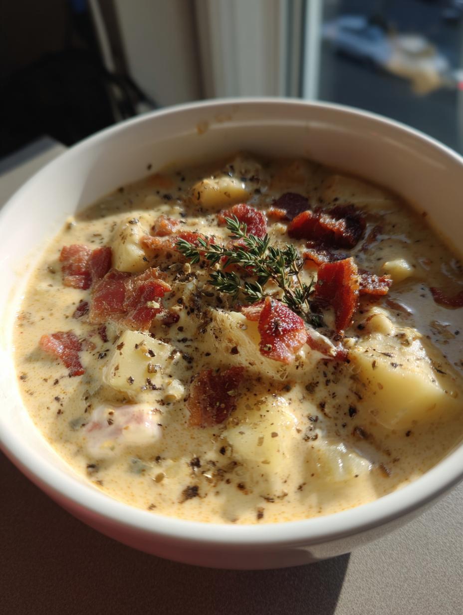 new england clam chowder - detail 1