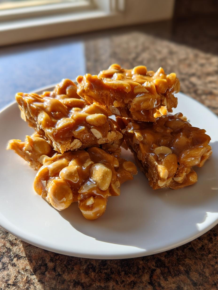 peanut brittle homemade - detail 1