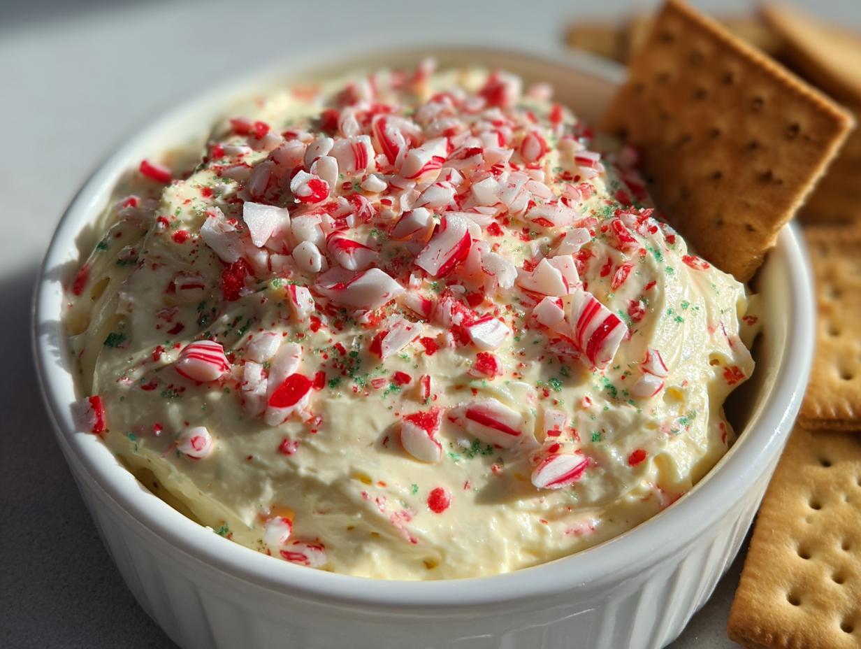peppermint cheesecake dip