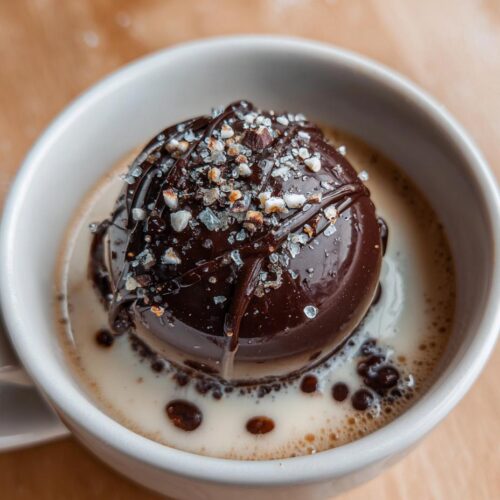 peppermint hot chocolate bombs