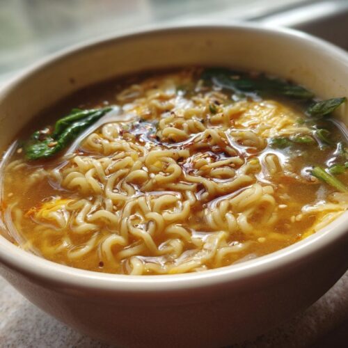 ramen egg drop soup
