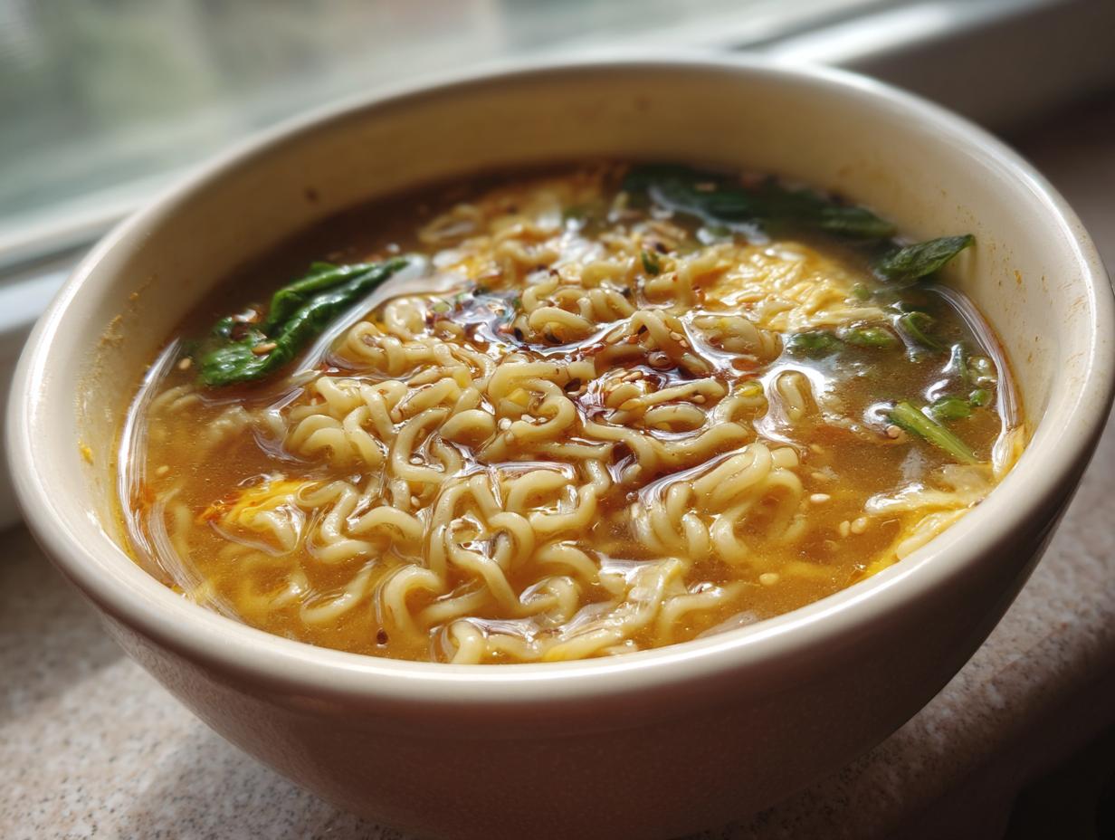 ramen egg drop soup