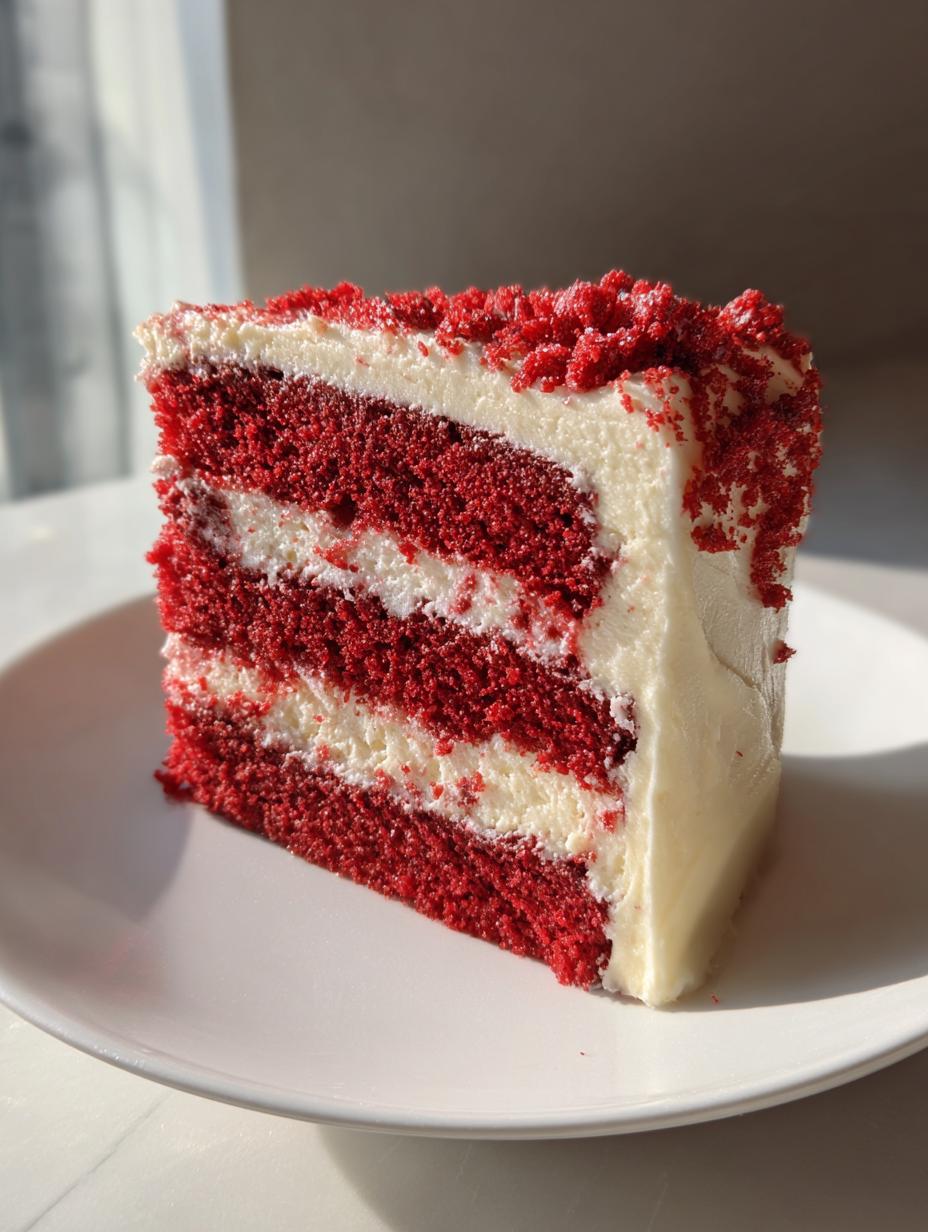 red velvet christmas cake - detail 1