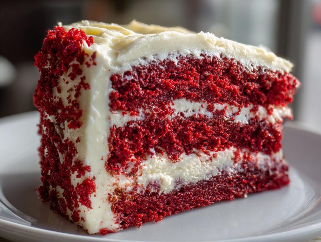 red velvet christmas cake