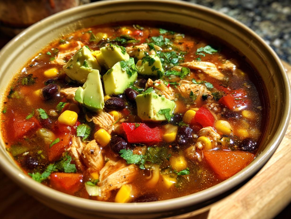 santa fe chicken soup
