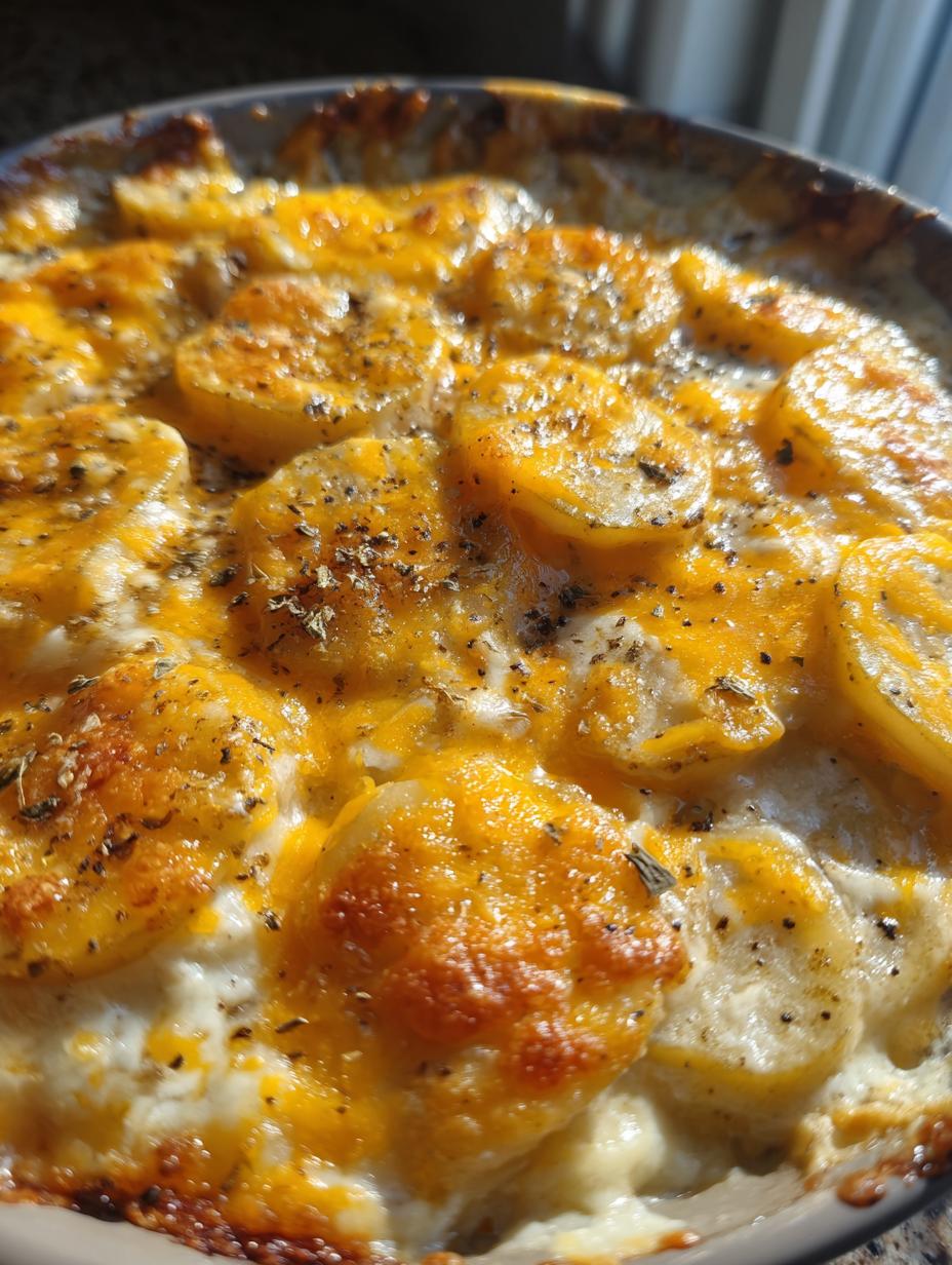 scalloped potatoes holiday recipe - detail 1