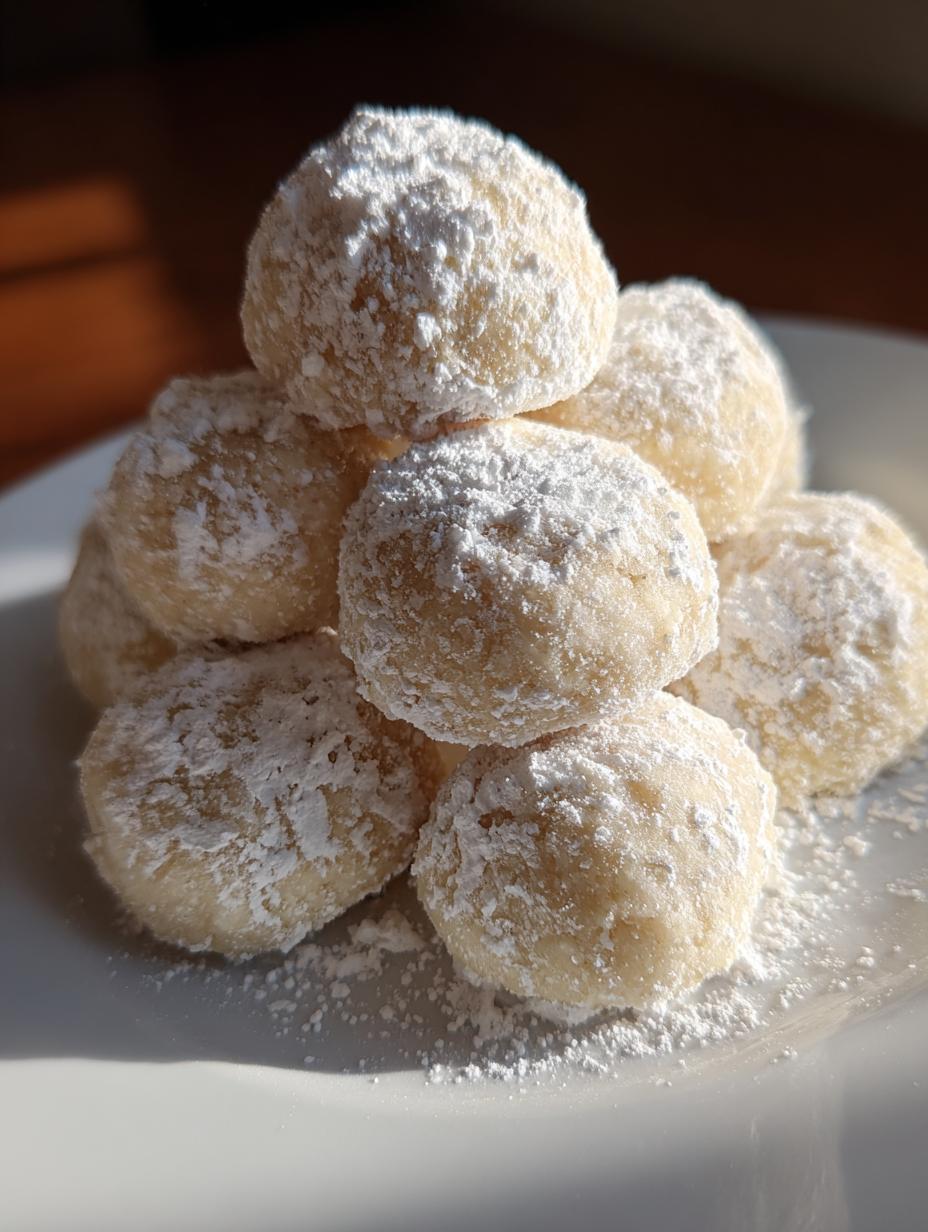 snowball cookies mexican wedding - detail 1