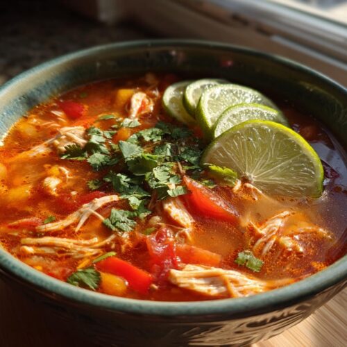 spicy chicken lime soup
