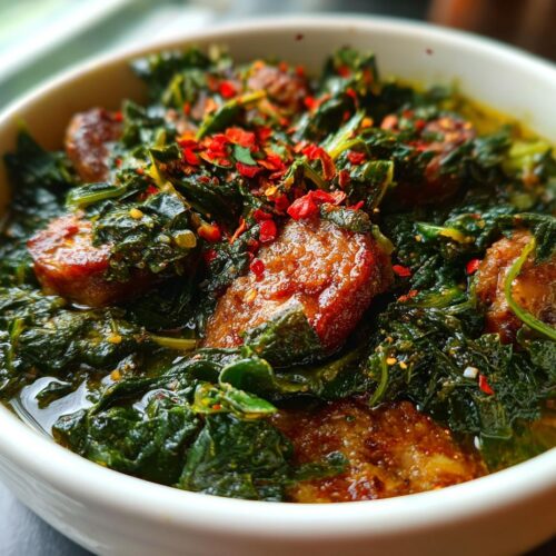 spicy sausage kale soup