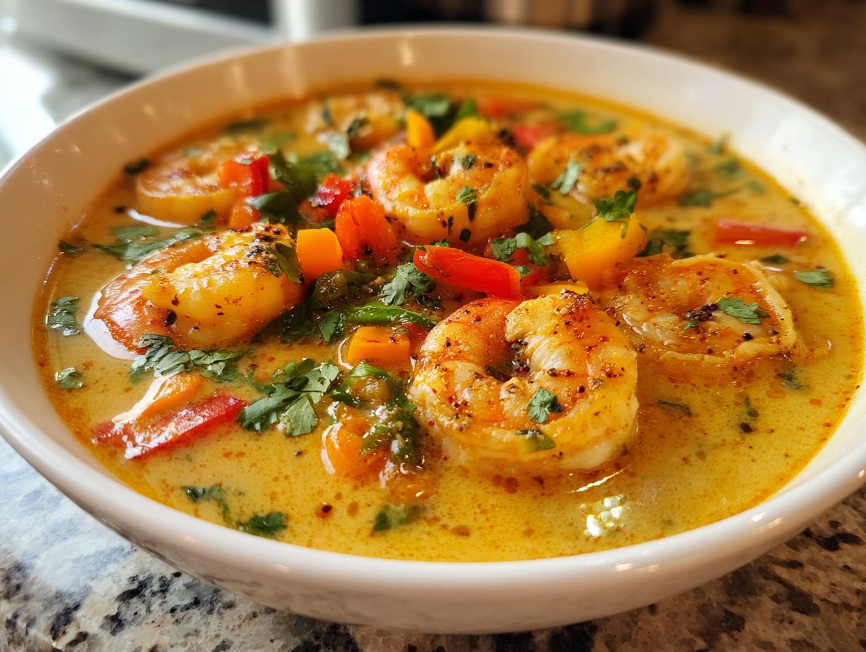 thai coconut shrimp soup