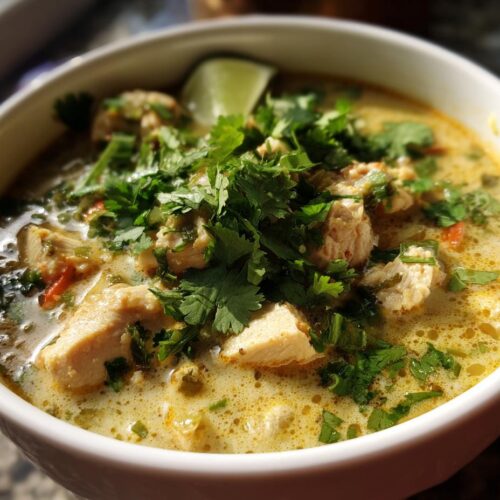 thai tom kha gai soup