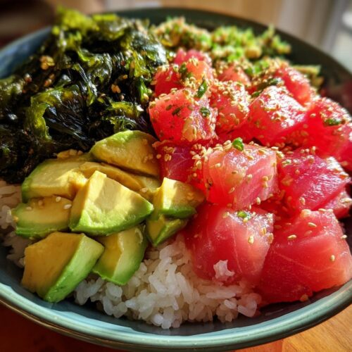tuna poke bowl high protein