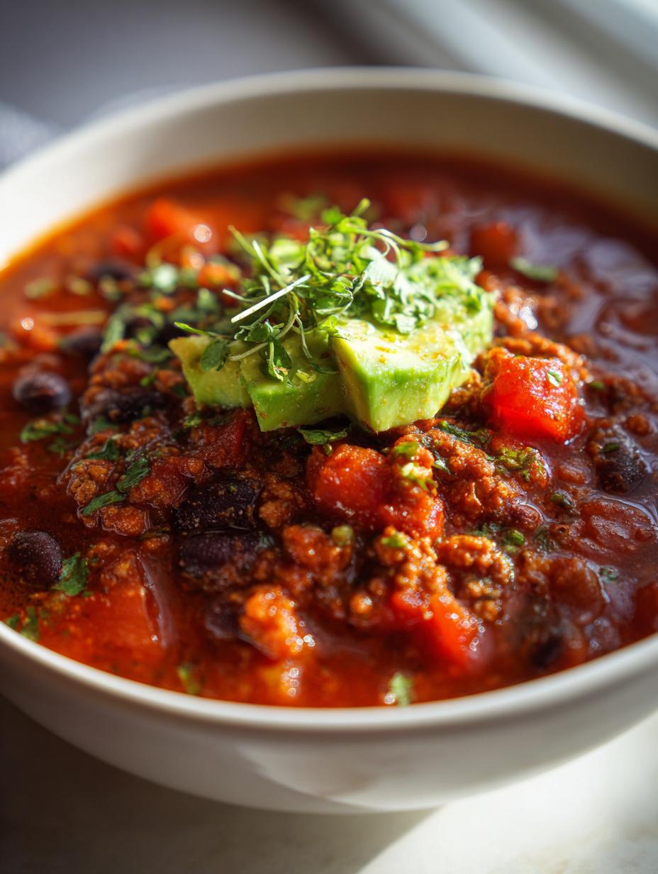 turkey chili high protein - detail 1