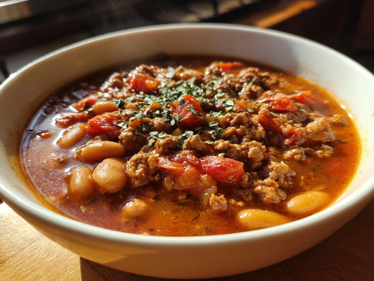 turkey chili white bean soup