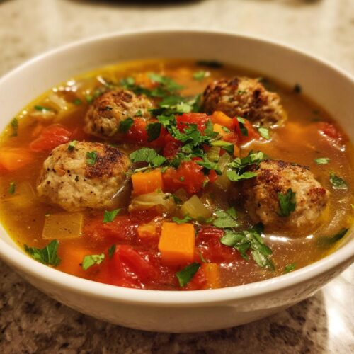 turkey meatball soup italian