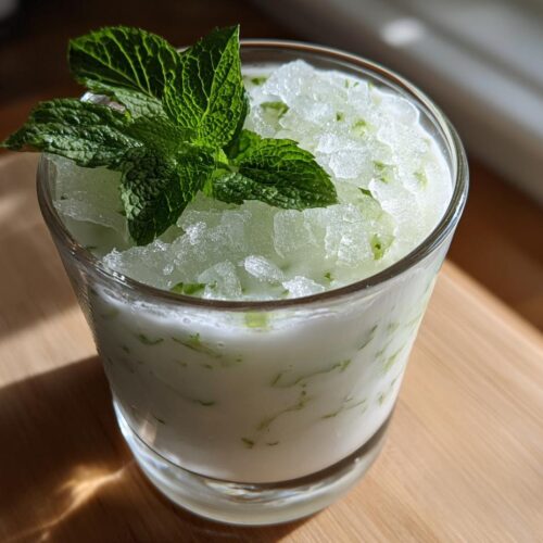 white christmas mocktail