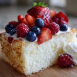 Angel Food Cake with Berries