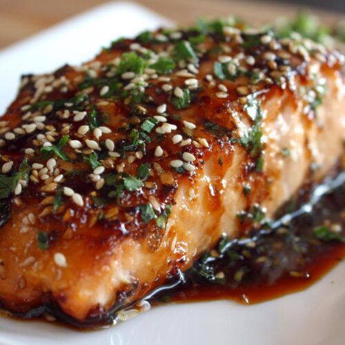 Baked Salmon Teriyaki (30 min)