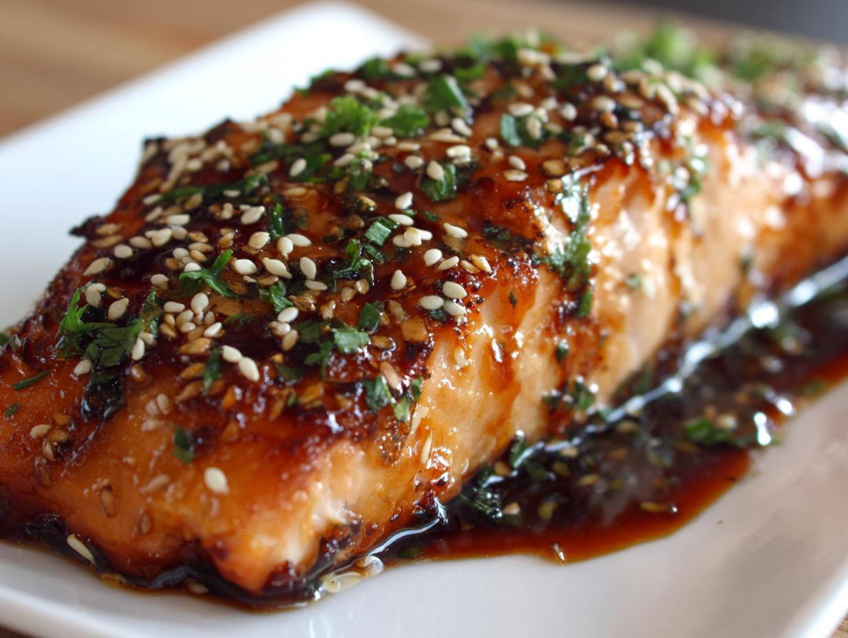 Baked Salmon Teriyaki (30 min)