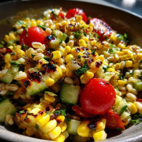 Barley and Grilled Corn Salad
