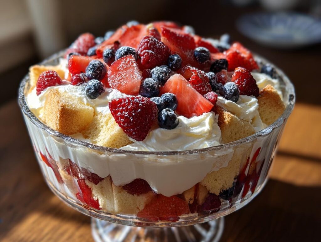 Berry Trifle (Layered Dessert)