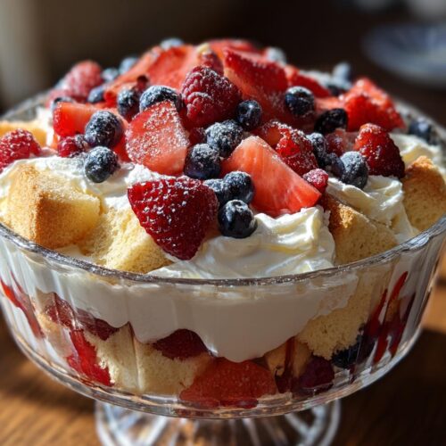 Berry Trifle (Layered Dessert)