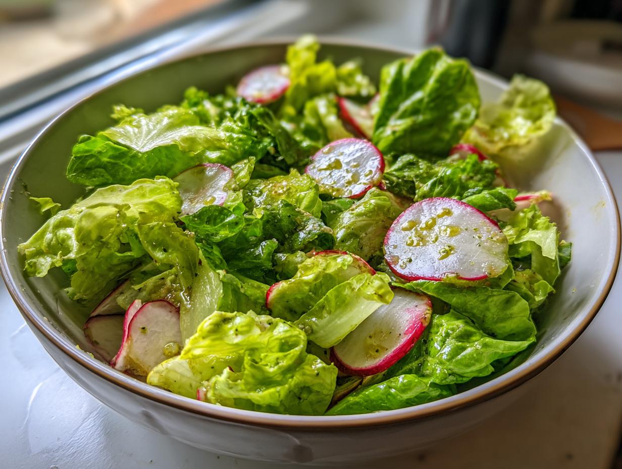 Butter Lettuce and Radish Salad