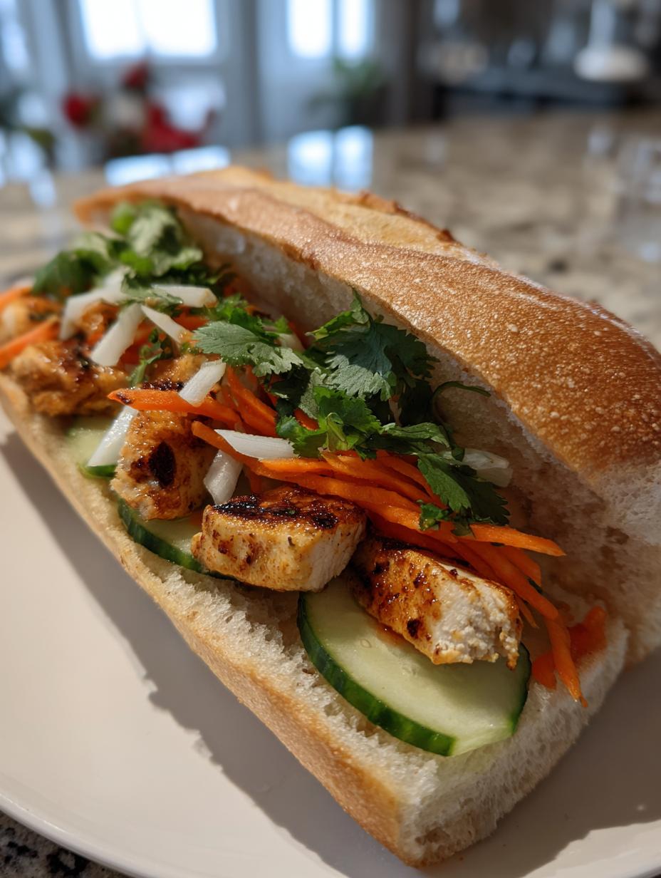 Chicken Banh Mi (Vietnamese) - detail 1