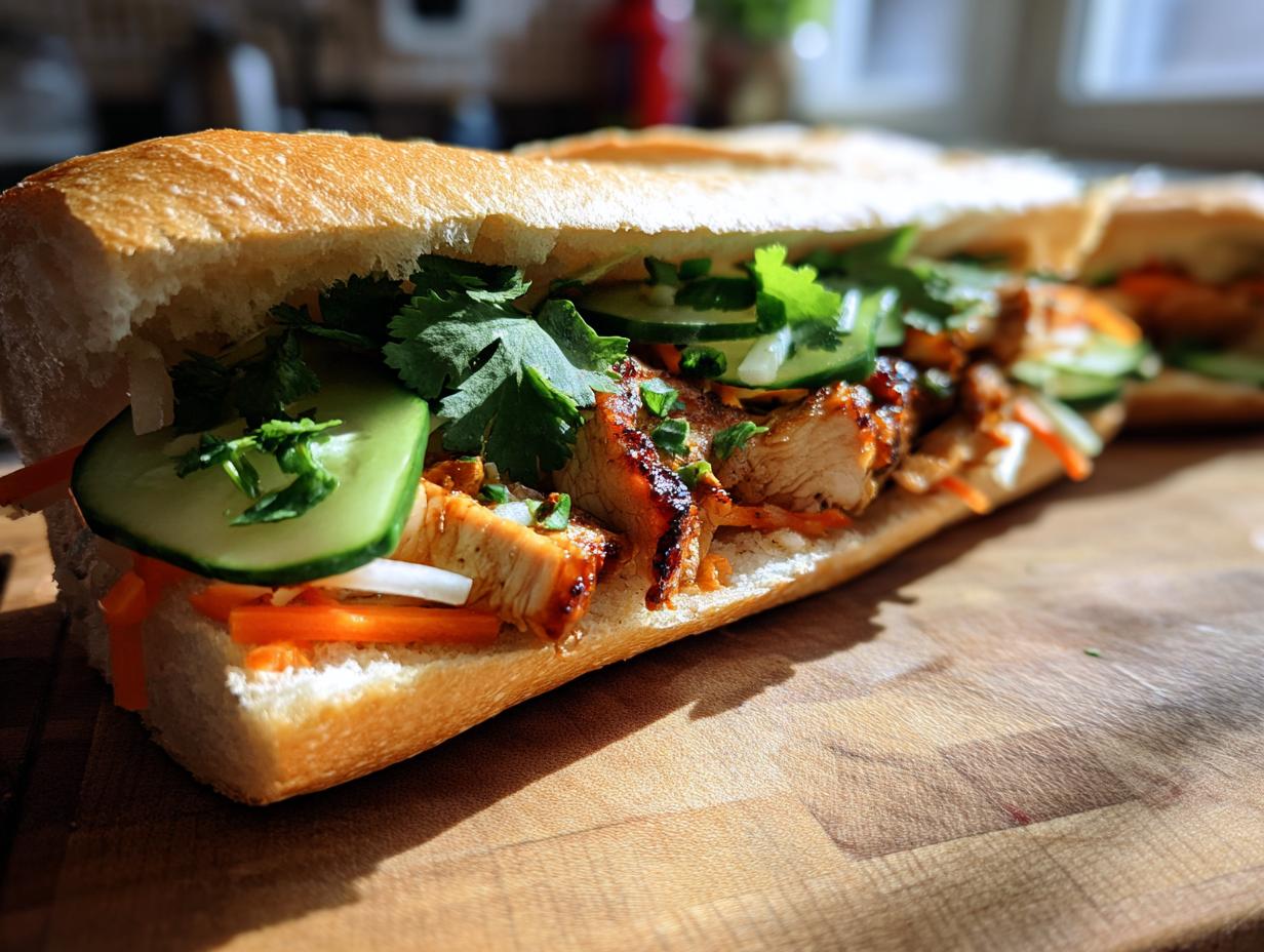 Chicken Banh Mi (Vietnamese)