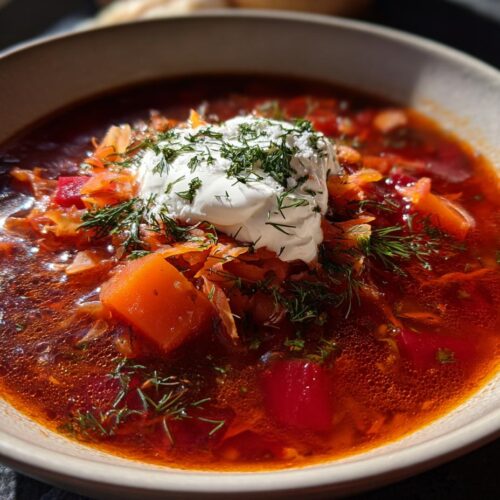 Chilled Beet Borscht