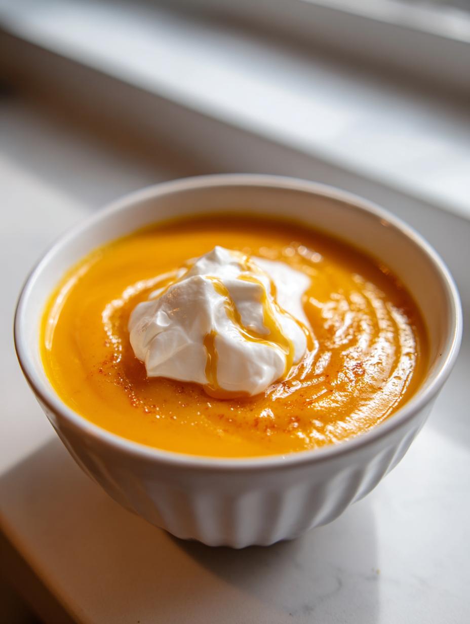 Chilled Peach Soup - detail 1