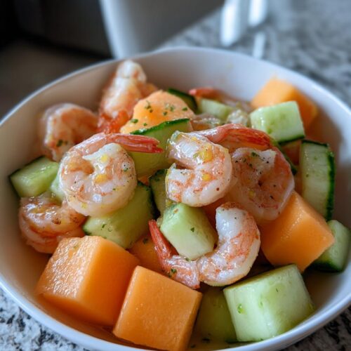 Chilled Shrimp and Melon Salad