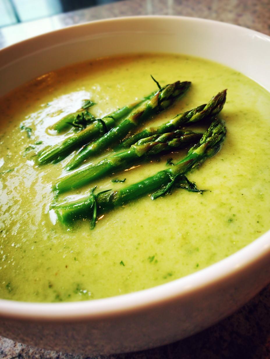 Cold Asparagus Soup - detail 1