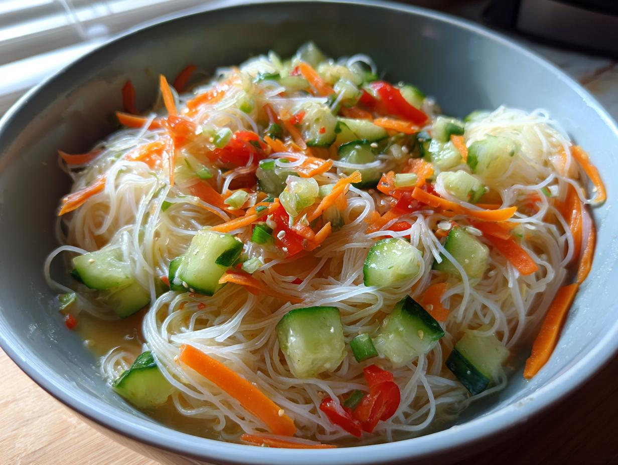 Cold Rice Noodle Salad (Thai Style)