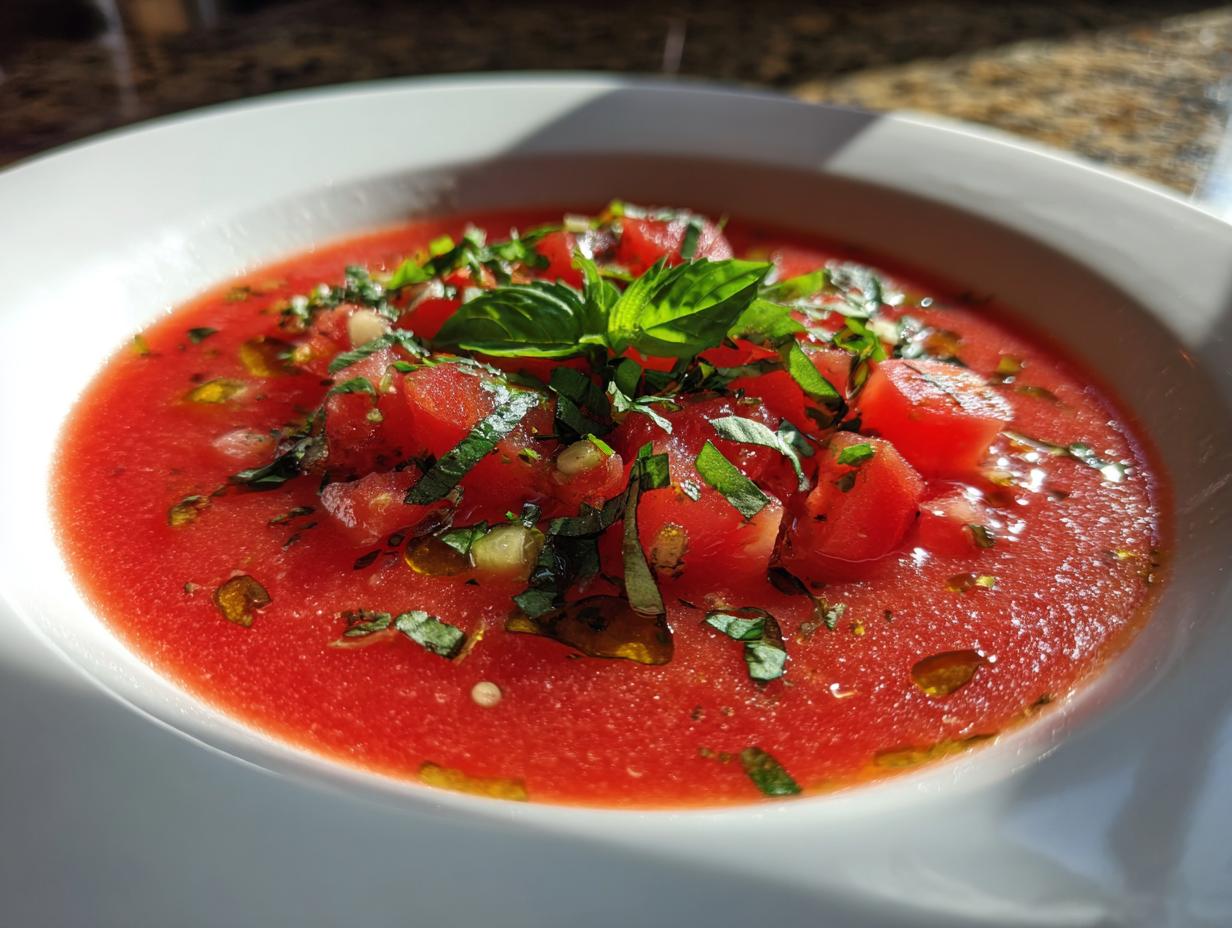 Cold Tomato Fennel Soup