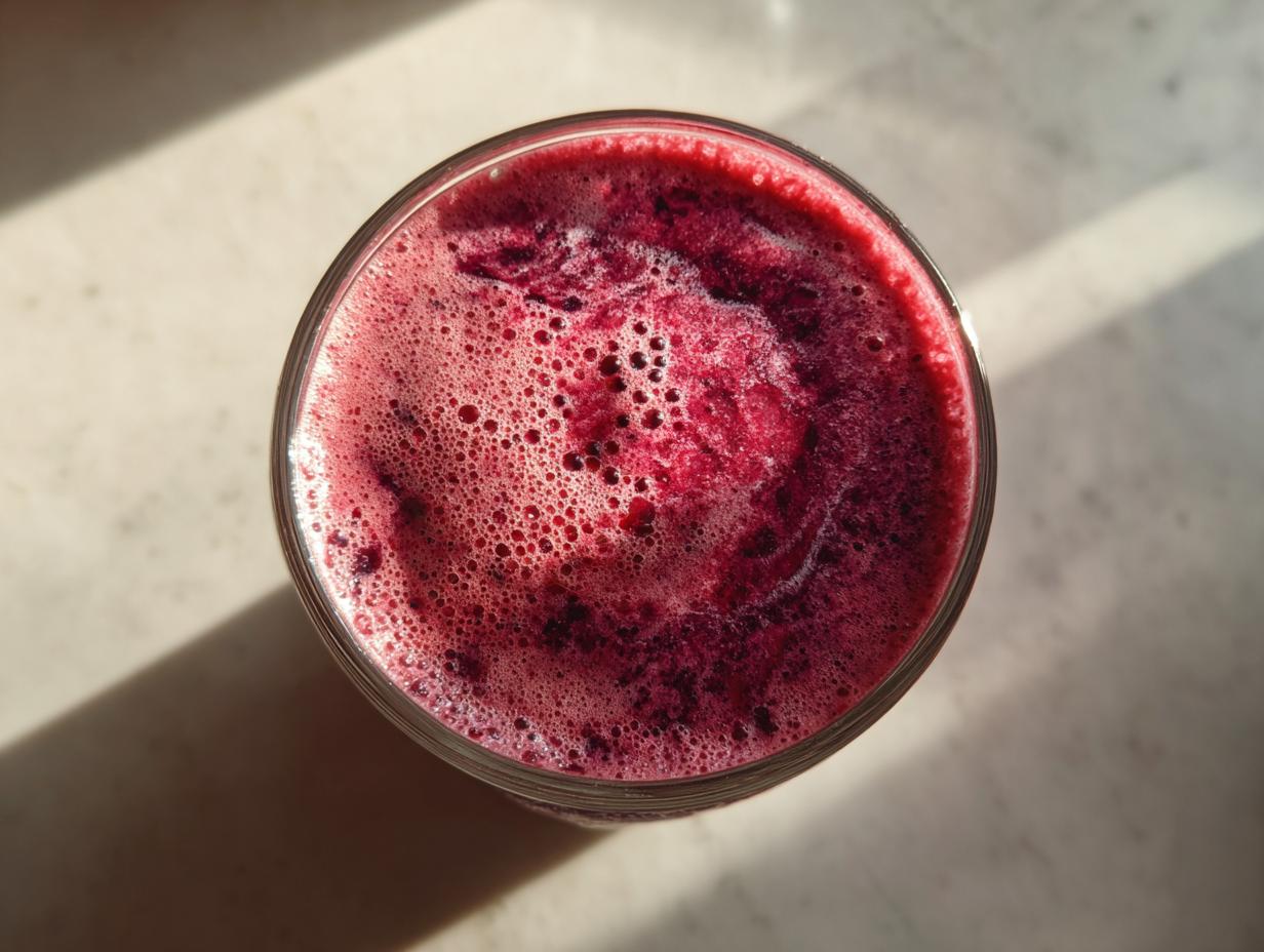Cottage Cheese Berry Blast Smoothie