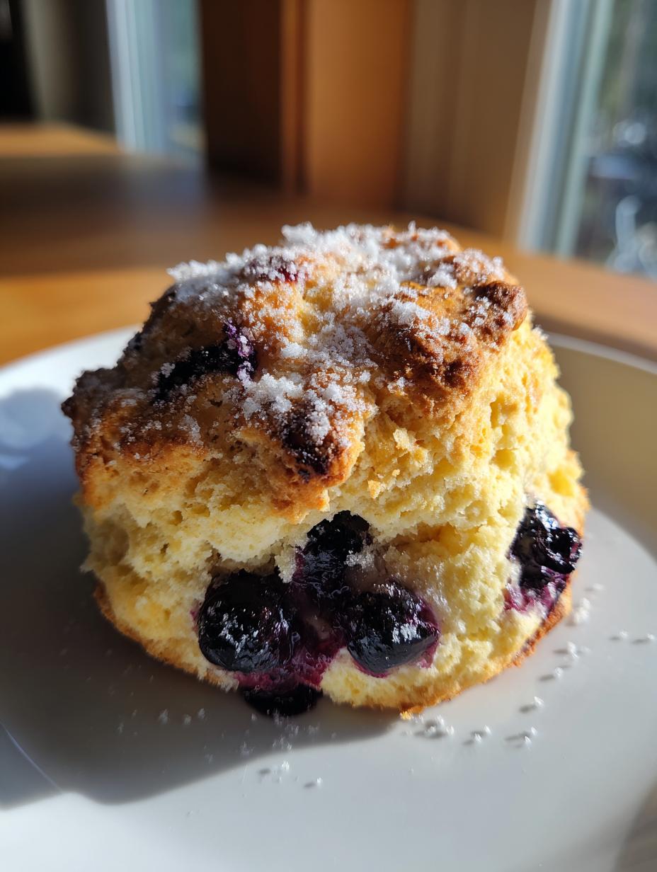 Cottage Cheese Blueberry Scones - detail 1