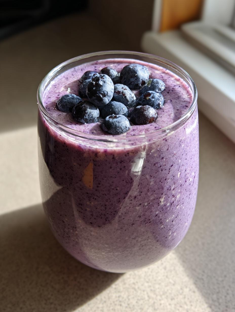 Cottage Cheese Blueberry Vanilla Smoothie - detail 1