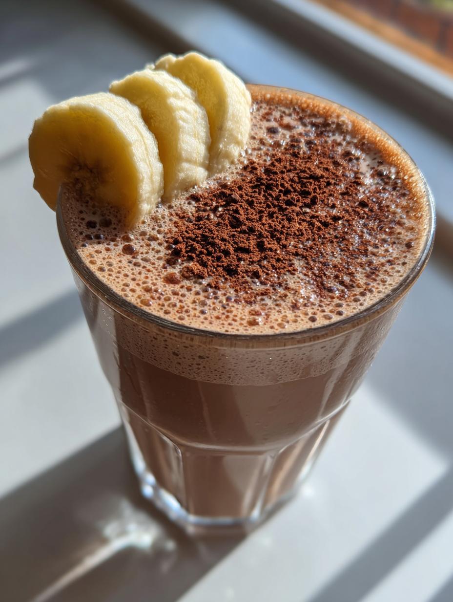 Cottage Cheese Chocolate Peanut Butter Smoothie - detail 1