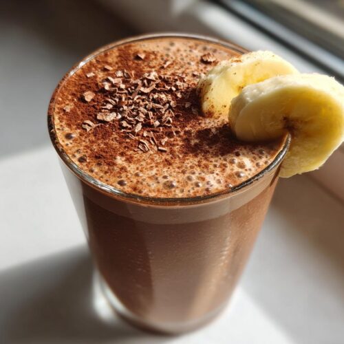 Cottage Cheese Chocolate Peanut Butter Smoothie