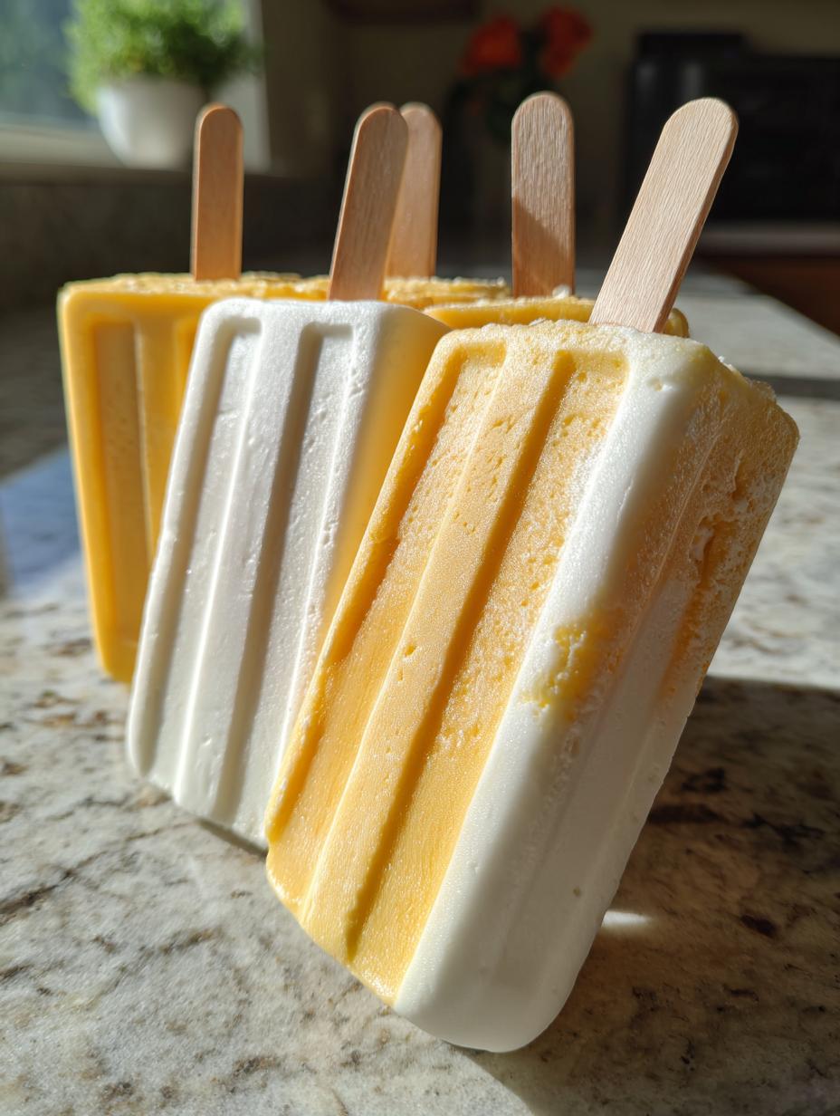 Cottage Cheese Coconut Cream Popsicles - detail 1