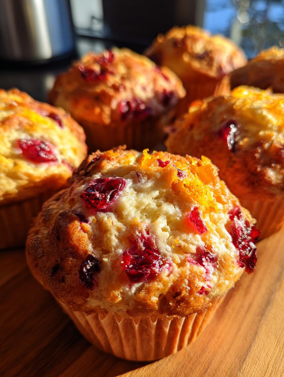 Cottage Cheese Cranberry Orange Muffins - detail 1
