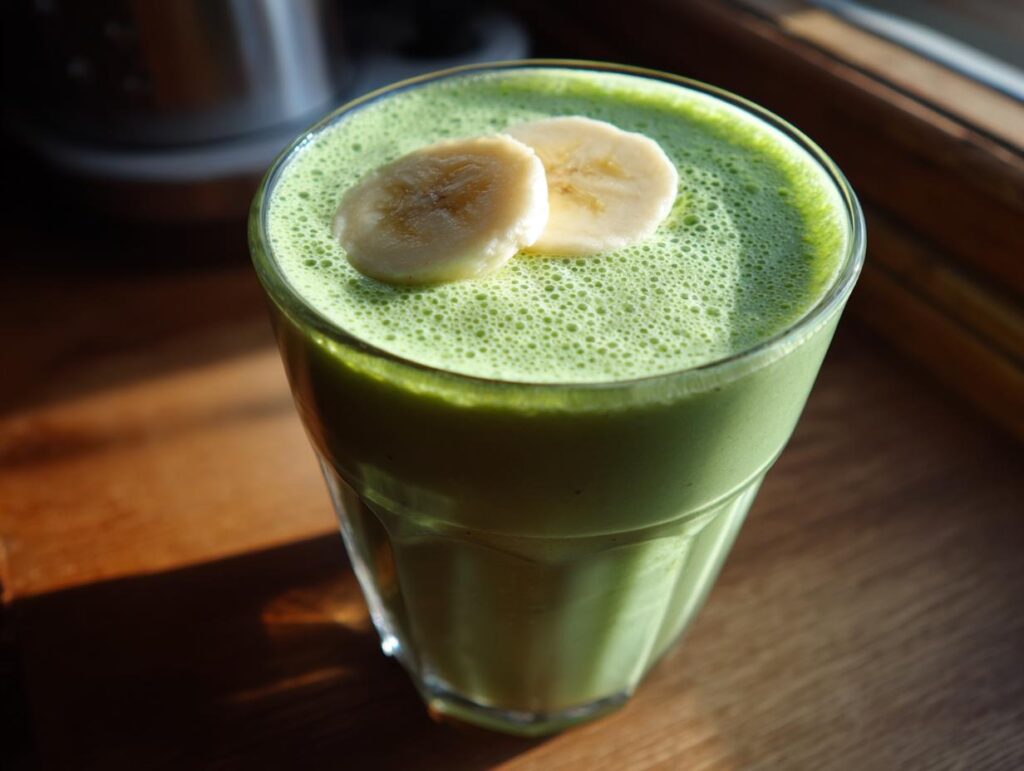 Cottage Cheese Green Protein Smoothie