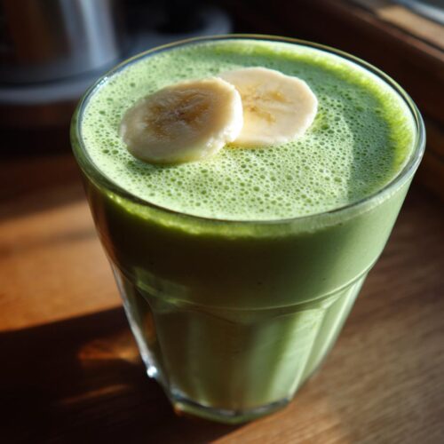 Cottage Cheese Green Protein Smoothie