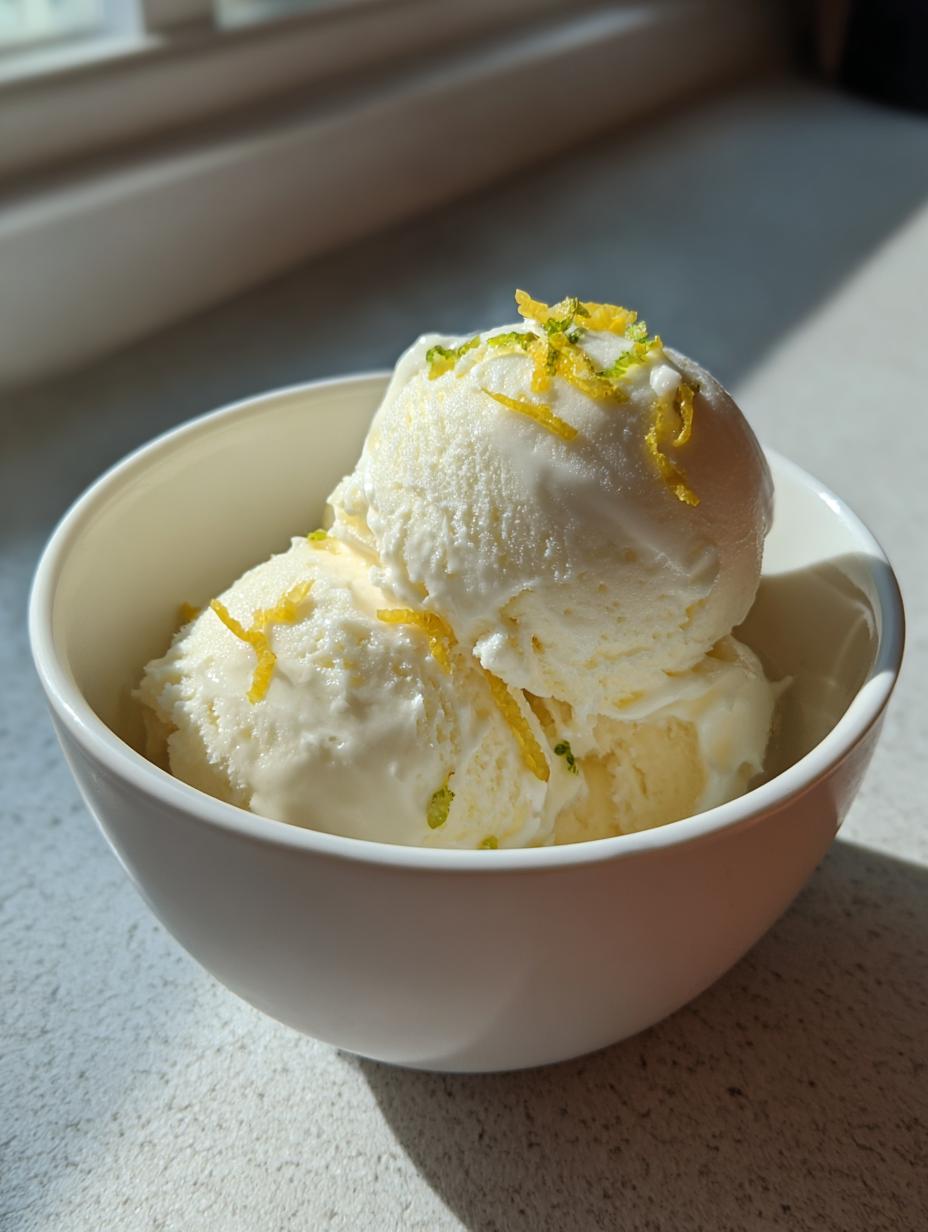 Cottage Cheese Lemon Sorbet - detail 1