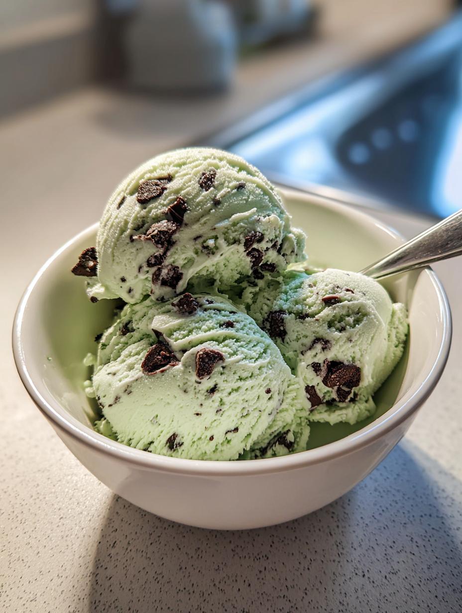 Cottage Cheese Mint Chip Ice Cream - detail 1